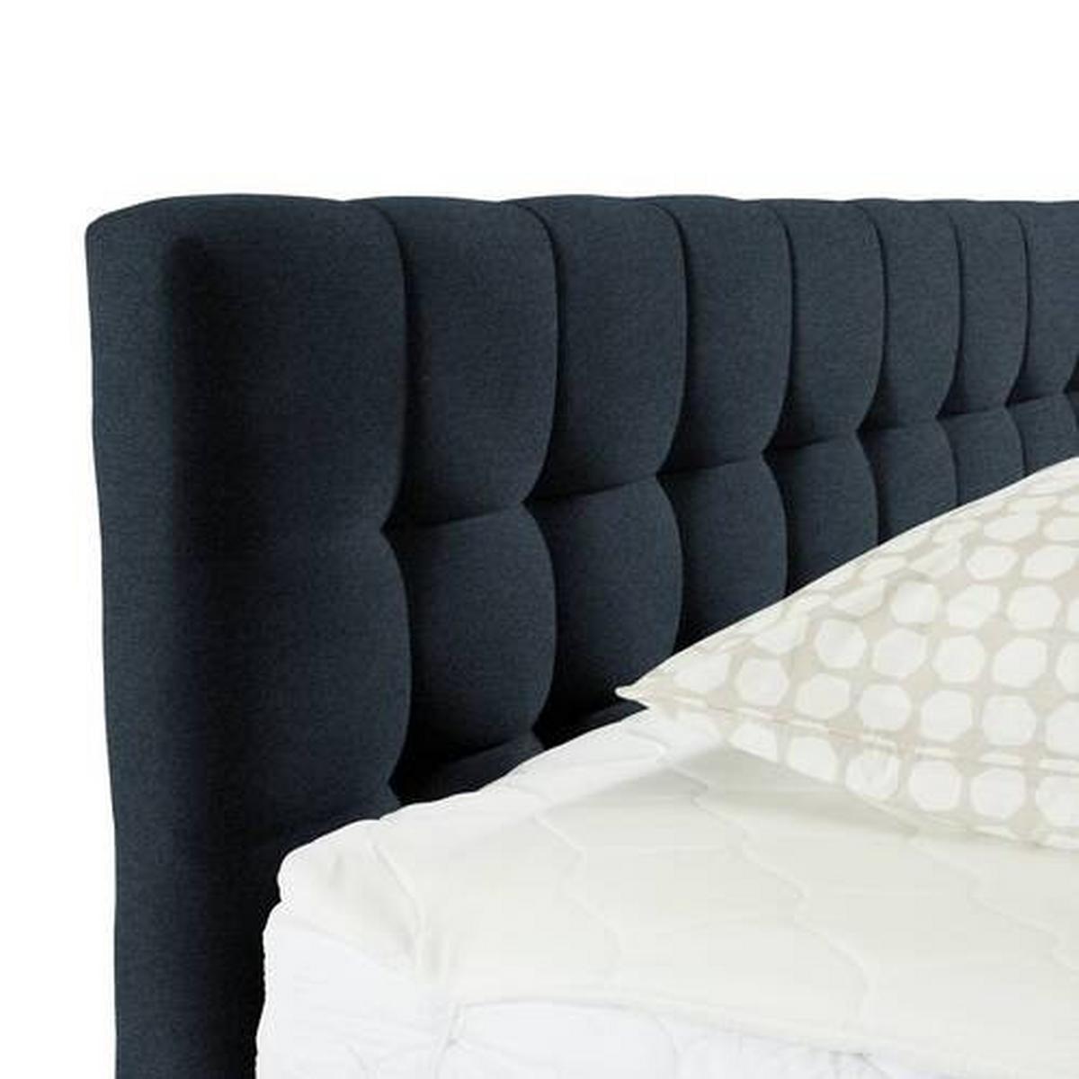 Boxbett in Schwarz ca. 180x200cm - Schwarz, KONVENTIONELL, Holzwerkstoff/Kunststoff (180/200cm) - Mömax