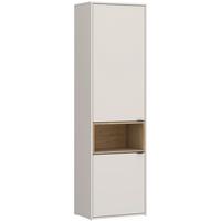 Dulap SAMM - bej/culoare lemn stejar, Trend, material pe bază de lemn (53,6/190,5/40cm) - Modern Living