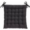 Sitzkissen Anke in Anthrazit ca. 40x40cm - Anthrazit, Textil (40/40cm) - Modern Living