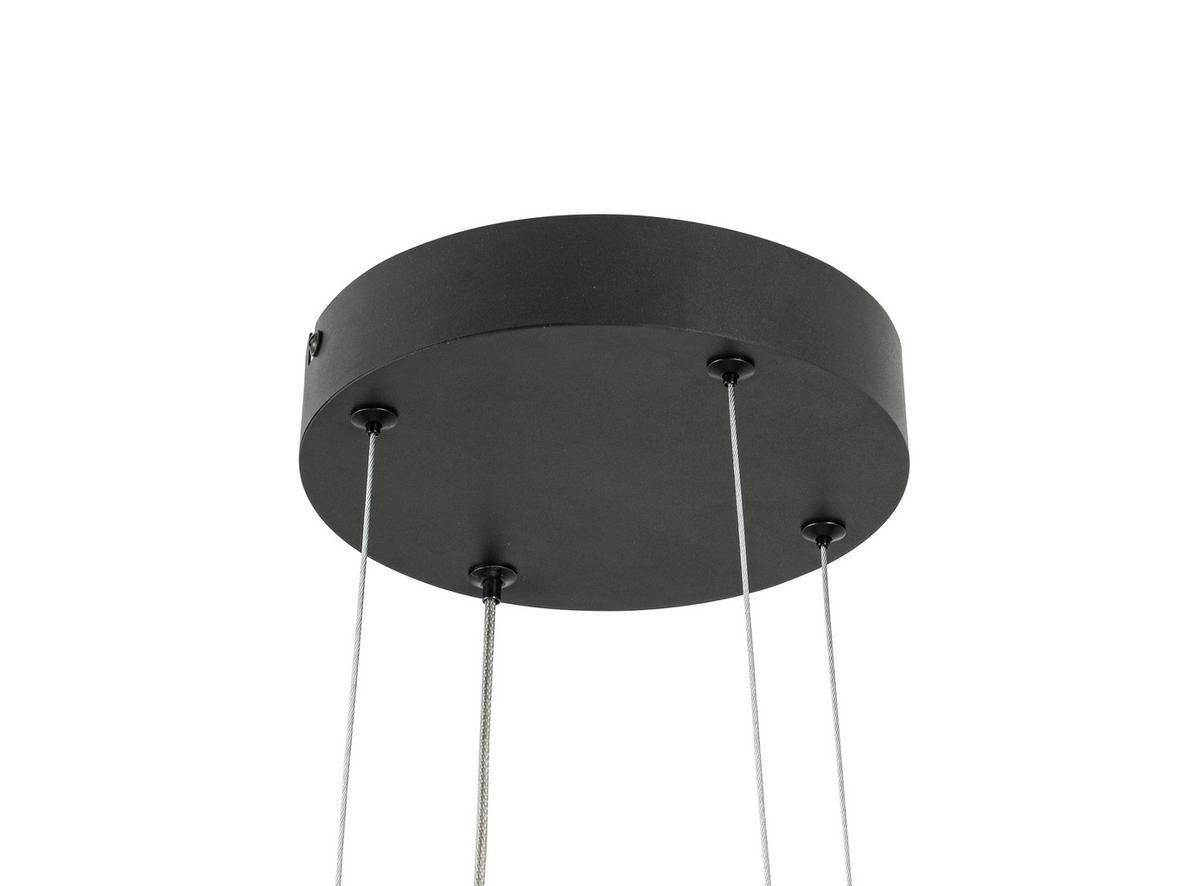 LAMPA WISZĄCA LED ELIO *SBN*SH* - czarny, Design, tworzywo sztuczne/metal (60/120cm) - Novel