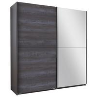 DULAP USI CULISANTE HERNE - gri închis/grafit, Basics, material pe bază de lemn (180/198/64cm) - Modern Living