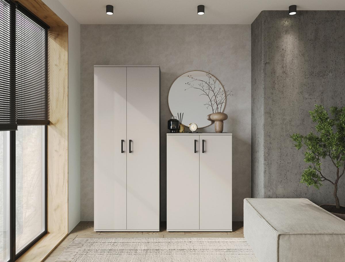 SZAFKA UNIWERSALNA ALEX - czarny/kaszmir, Konventionell, materiał drewnopochodny/tworzywo sztuczne (70/178,9/33,4cm) - Xora