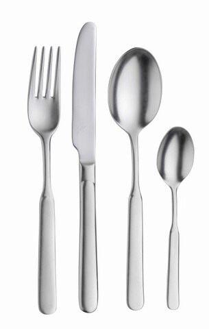 Jedilni Pribor Casali, 24-Delni - barve nerjavečega jekla, Basics, kovina (25,5/7/5,3cm) - Pintinox