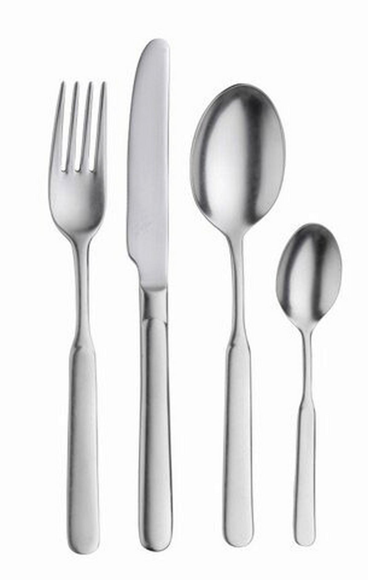 Jedilni Pribor Casali, 24-Delni - barve nerjavečega jekla, Basics, kovina (25,5/7/5,3cm) - Pintinox