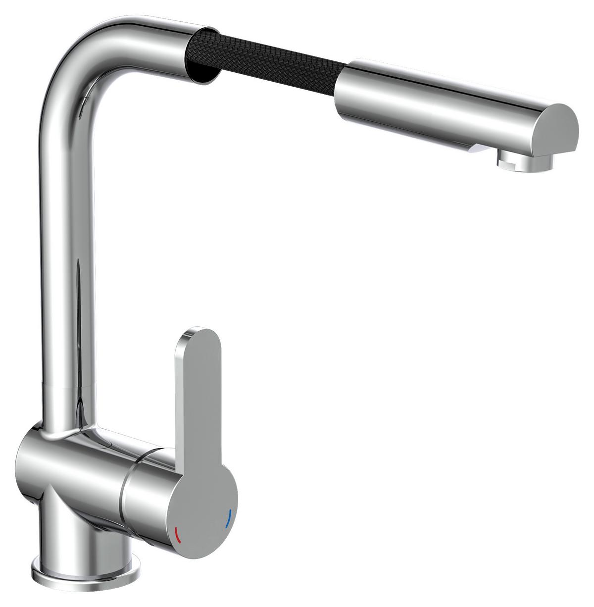 ARMATURA KUCHENNA XR-860 - kolor chromowy, Basics, metal (5,5/30/24cm) - Xora