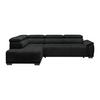 Kutna Garnitura Gremio - crna/antracit, Moderno, tekstil/plastika (206/283cm) - Modern Living