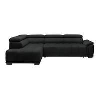 Kutna Garnitura Gremio - crna/antracit, Moderno, tekstil/plastika (206/283cm) - Modern Living
