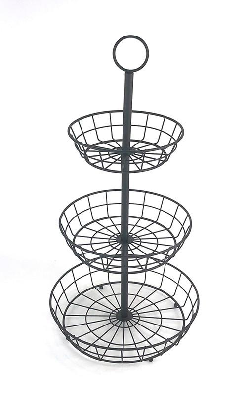 Obstschale Big aus Eisen in Schwarz - Schwarz, MODERN, Metall (32,5/62cm) - Mömax