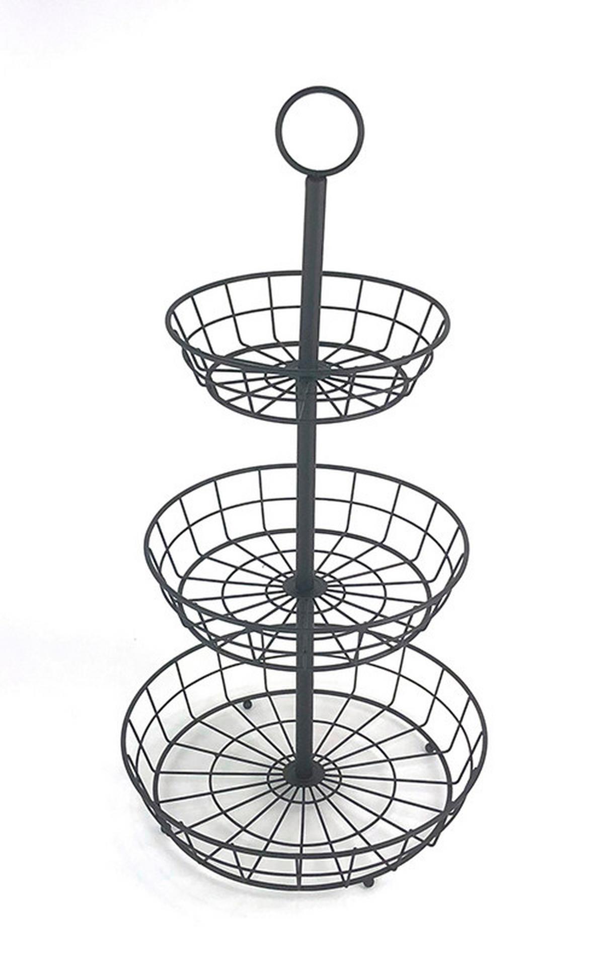 Skleda Za Sadje Big - črna, Moderno, kovina (32,5/62cm) - Mömax