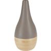 Vase Naturelle Grau/Natur - Naturfarben/Grau, Holz (17/38cm) - Zandiara