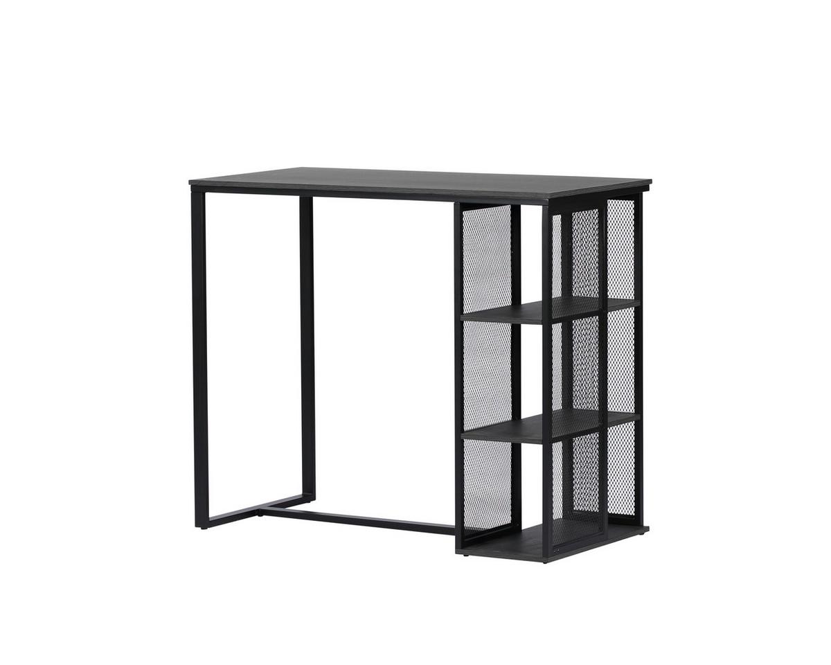 BARTISCH KLARA BT - Eichefarben/Dunkelgrau, MODERN, Holzwerkstoff/Metall (120/102,5/60cm) - P & B