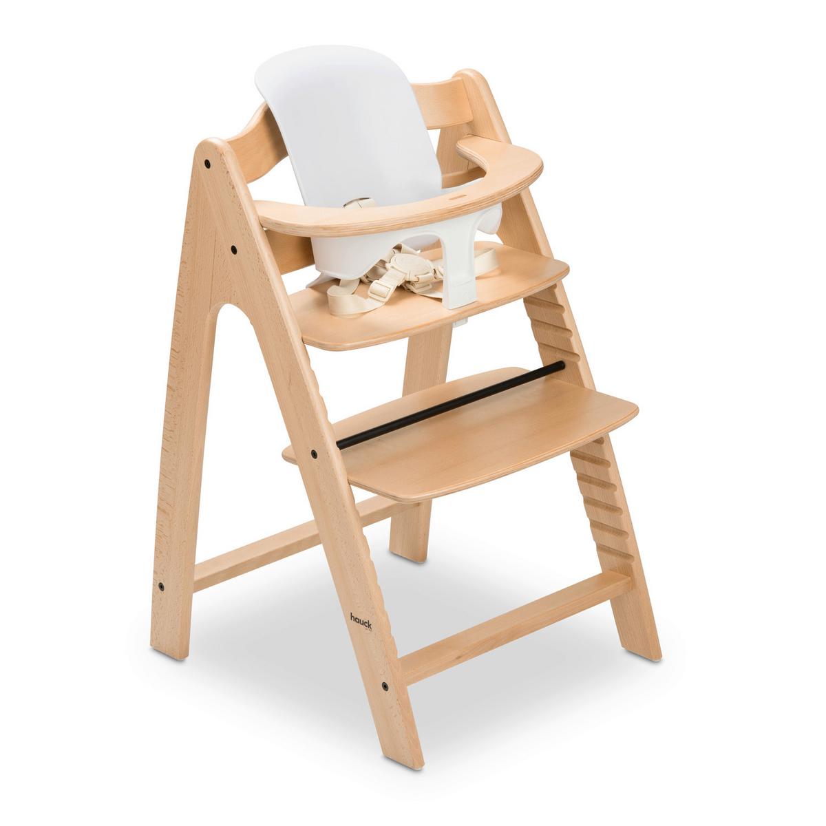 SIEDZISKO DO WYSOKIEGO KRZESŁ HIGHCHAIR BABY SEAT - biały, Basics, tworzywo sztuczne (32,5/32/34,5cm) - Hauck