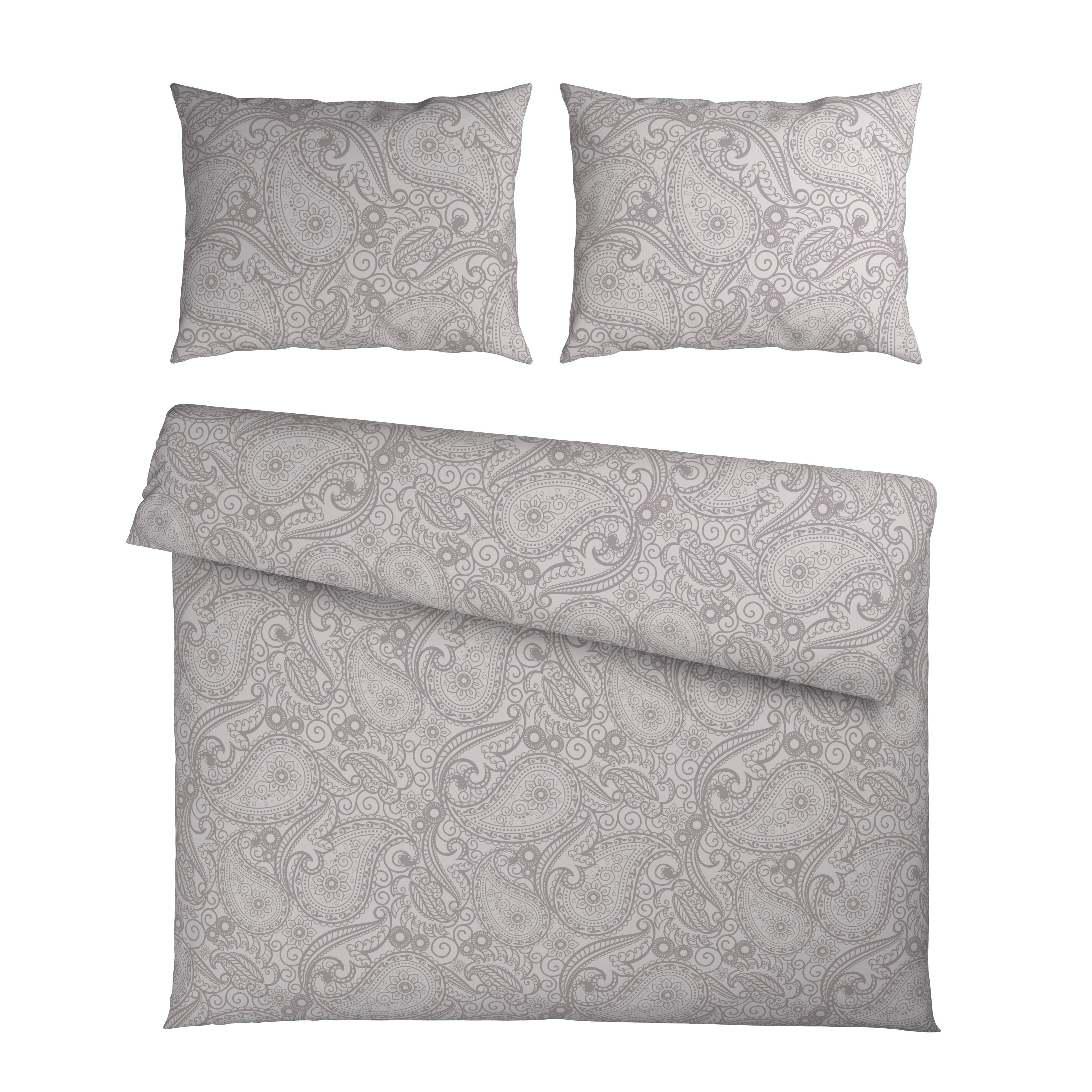 Posteljina Paisley Xxl 200x200/2x60x80cm - prljavo ružičasta, tekstil (200/200cm) - Mömax