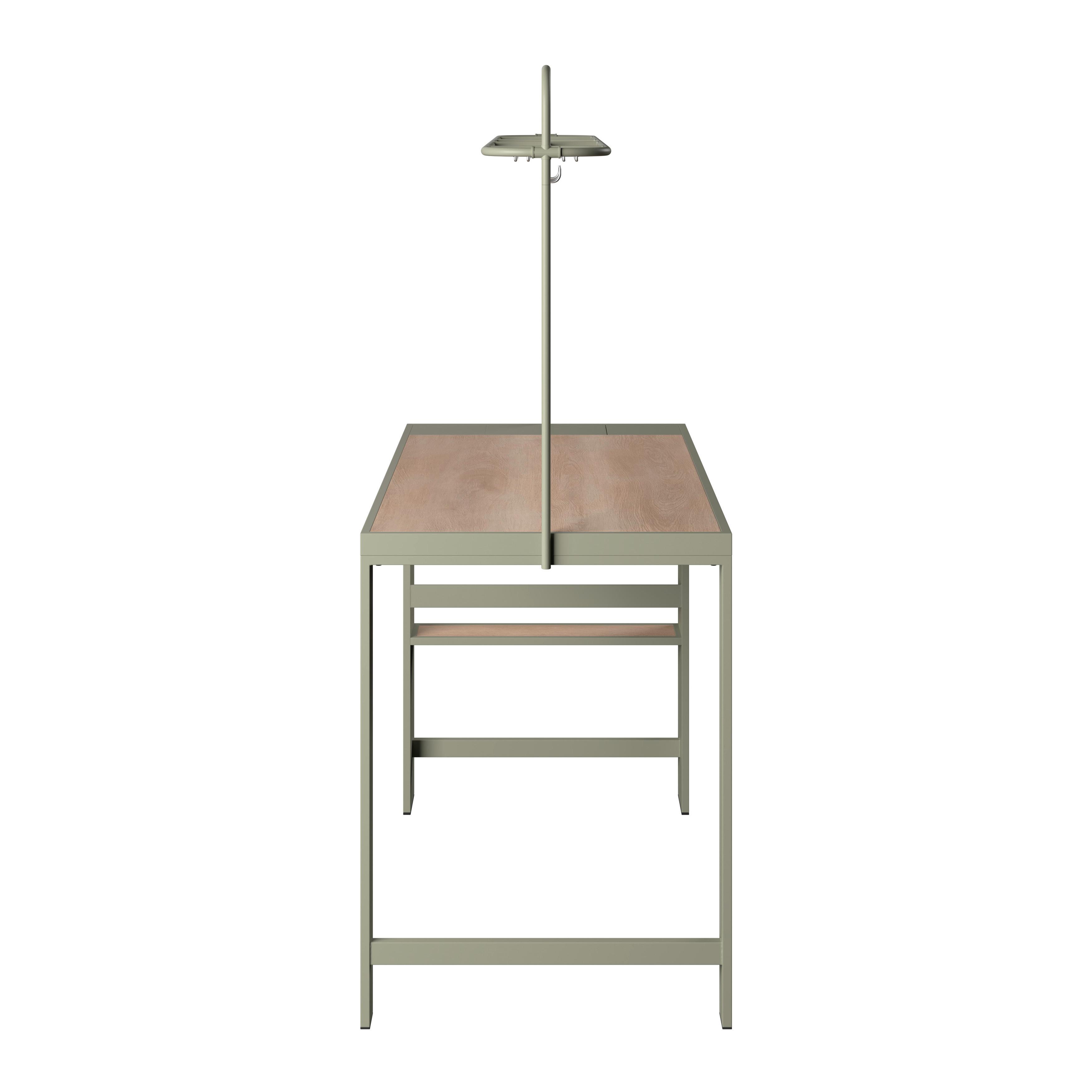 UTEMÖBLER SET NELLI 2 - beige/grön, Modern, metall/textil (80/157/209cm)