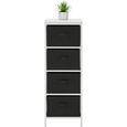 Komoda Nevio - naravna/bela, Moderno, tekstil/les (37/103/30cm) - Mömax modern living Komoda Nevio - naravna/bela, Moderno, tekstil/les (37/103/30cm) - Mömax modern living