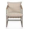 LOUNGEGRUPP LARA - grå/cremefärgad, Modern, metall/glas (114cm) - Bessagi Garden