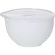 Rührschüssel Kaija in Weiß aus Kunststoff - Transparent/Weiß, Kunststoff (1,0l) - MÖMAX modern living