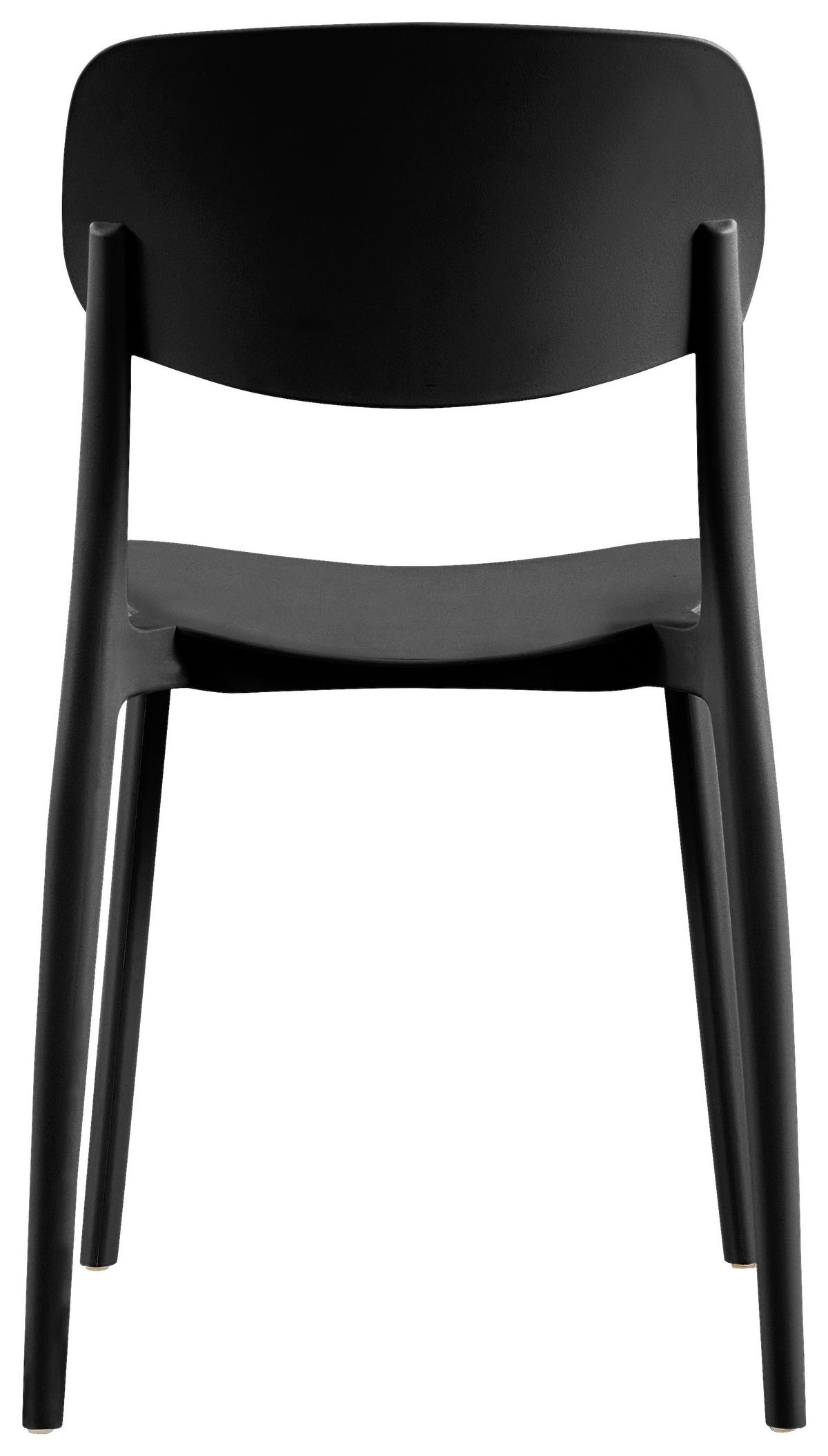 Stuhl Jiri Schwarz - Schwarz, MODERN, Kunststoff (44/78/49cm) - Based