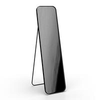 Spiegel Liv Schwarz ca. 41x154x68,5 cm - Schwarz, MODERN, Glas/Metall (41/154/68,5cm) - Bessagi Home