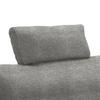 Tetiera LILLE - gri deschis, Modern, textil (58/23/10cm) - Best Price