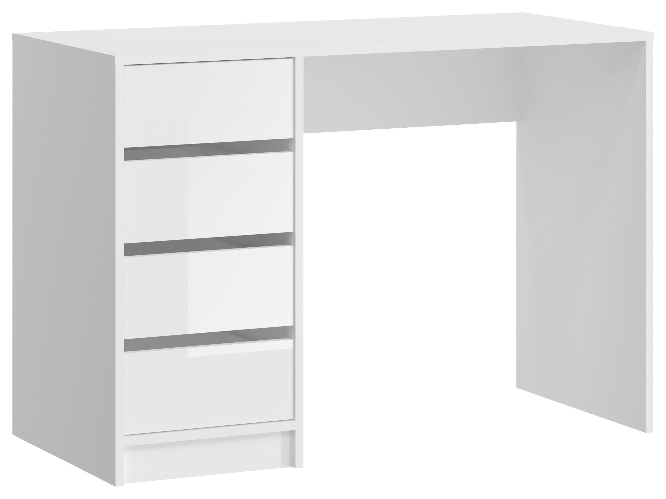 Schminktisch Emma ca. 110x75x48 cm Weiß - Design, Holzwerkstoff (110/75/48cm) - MID.YOU