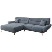 Wohnlandschaft Drago Hellblau Chenille - Wildeiche/Hellblau, MODERN, Holz/Textil (166/290cm) - MID.YOU