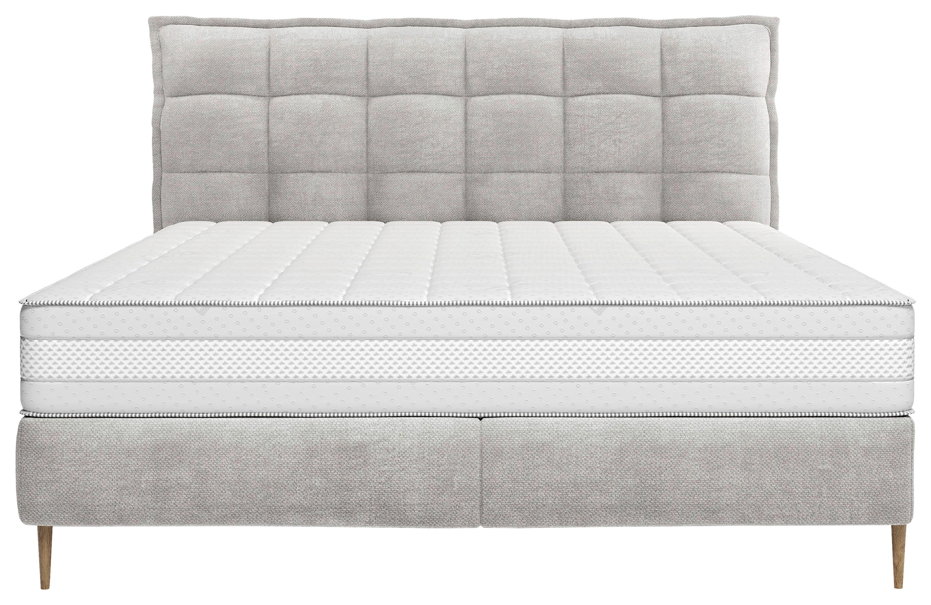 Boxspringbett Portofino - Eichefarben, Trend, Holz/Holzwerkstoff (180/200cm) - Premium Living