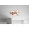 LEDPLAFONDLAMP MARLIN - Cappuccino, Modern, Kunststof/Metaal (50/42/5,5cm) - Mömax