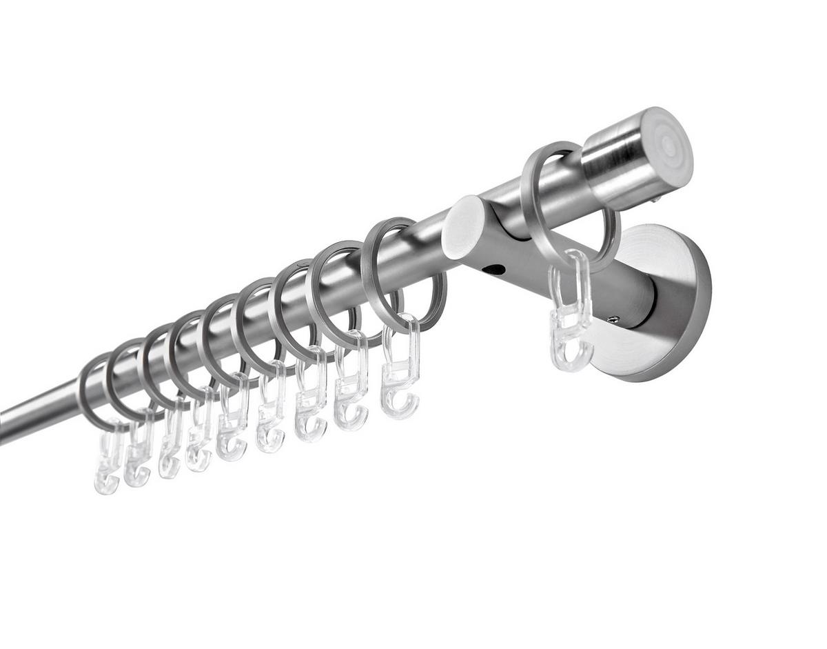 DRĄŻEK OKRĄGŁY - ZESTAW SABELLA - kolor stalowy, Basics, metal (120cm) - Boxxx