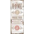 Keilrahmenbild Sarah, ca. 77x27x2cm - Beige/Rot, MODERN, Holz/Papier (77/27/2cm) - MÖMAX modern living