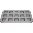 Fingerfood-form Penny in Silber/grau - Silberfarben/Rosa, Metall (38,5/35/3cm)