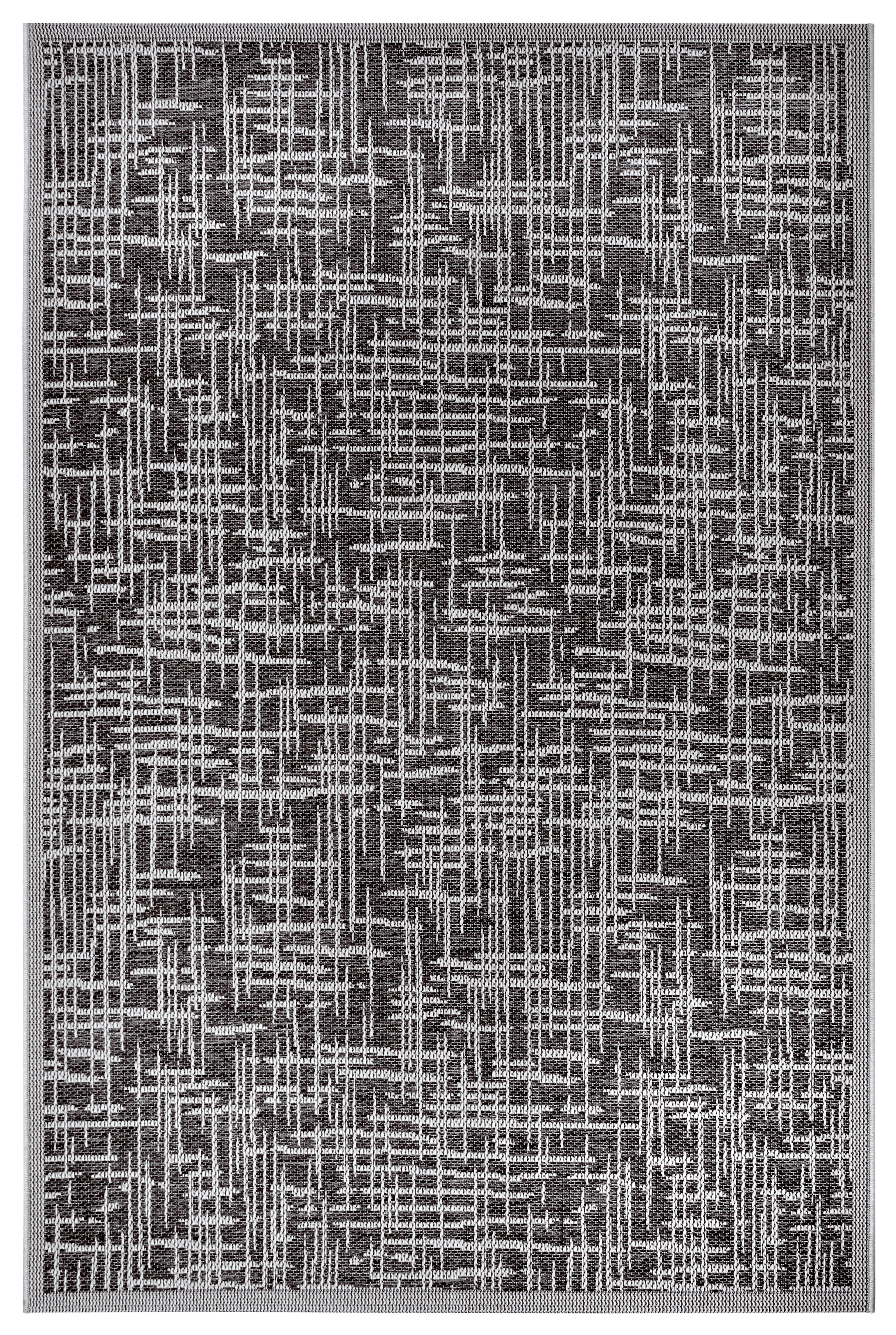 Outdoorteppich Lahal Grau/Beige ca. 190x290cm - Beige/Grau, Design, Kunststoff (190/290cm)