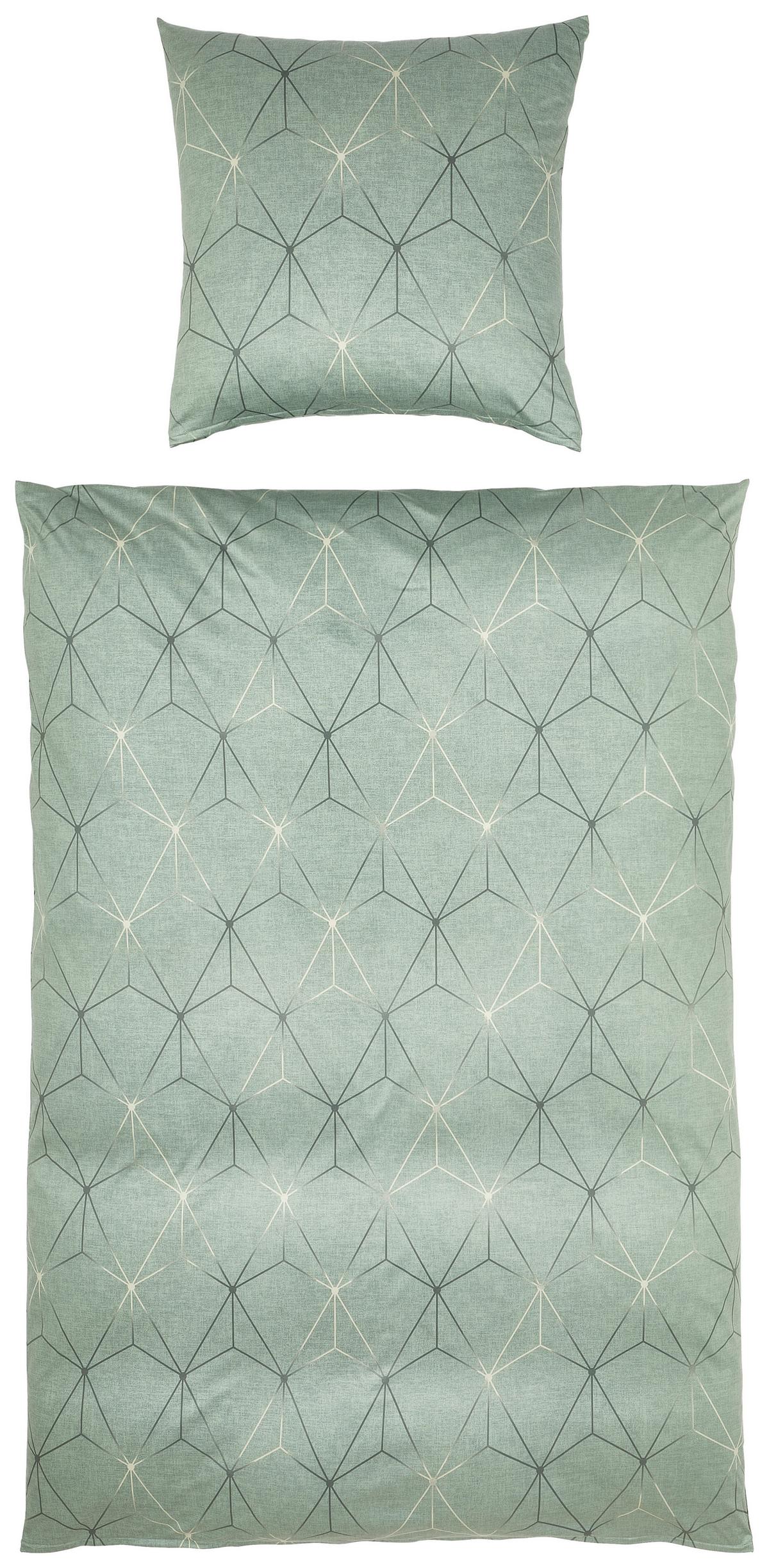 POŚCIEL KIAN - oliwkowa zieleń, Design, tkanina (135/200cm) - Estella