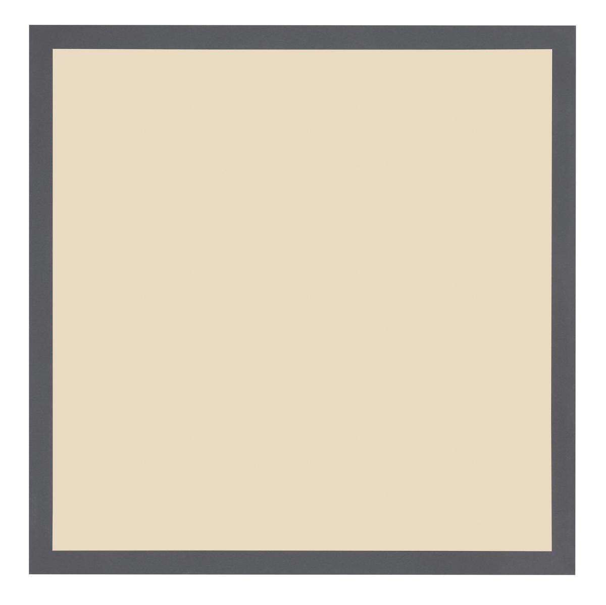 Deckenleuchte Doro in Graphitfarben max. 24 Watt - Opal/Graphitfarben, Basics, Kunststoff/Metall (45/45/7,6cm) - Globo