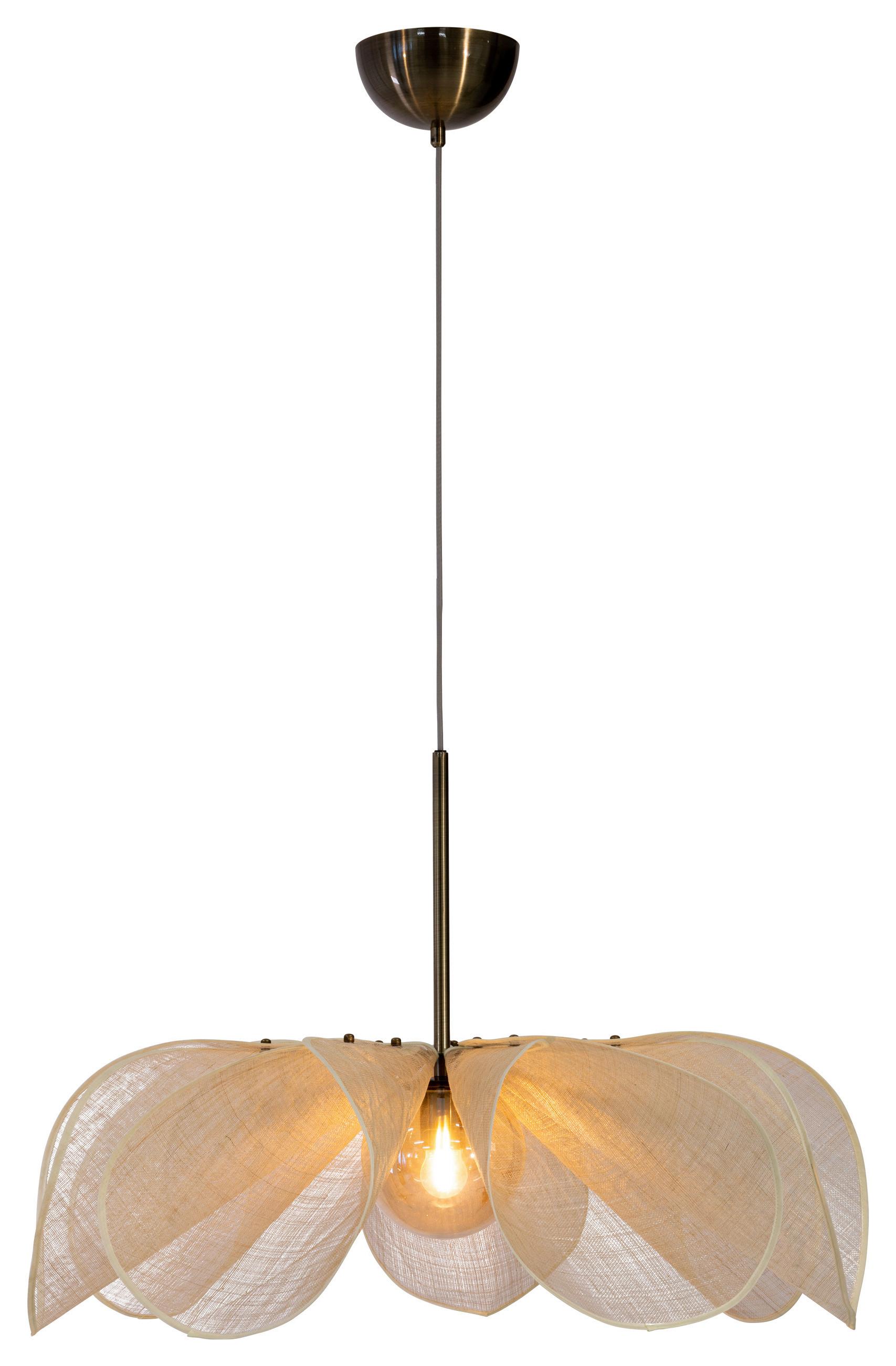 Pendelleuchte Styrka max. 40 Watt - Beige/Messingfarben, Basics (75/75/60cm) - Markslöjd