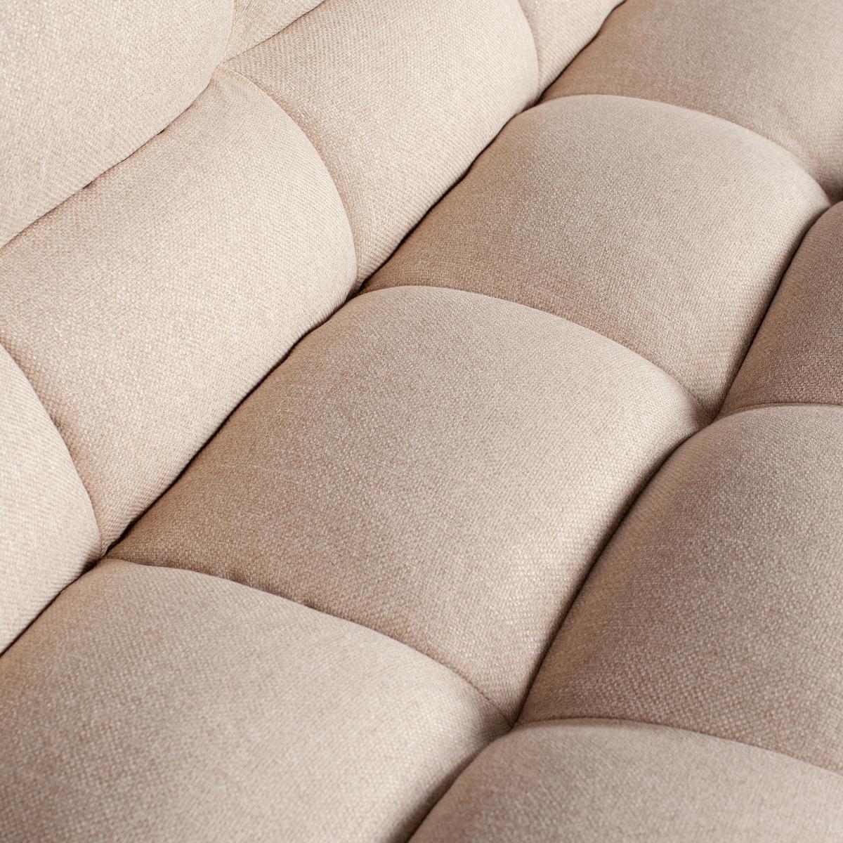 SESSEL Pepper Sandfarben B: 100cm - Sandfarben/Schwarz, Design, Kunststoff/Textil (100/79/92cm) - Livetastic