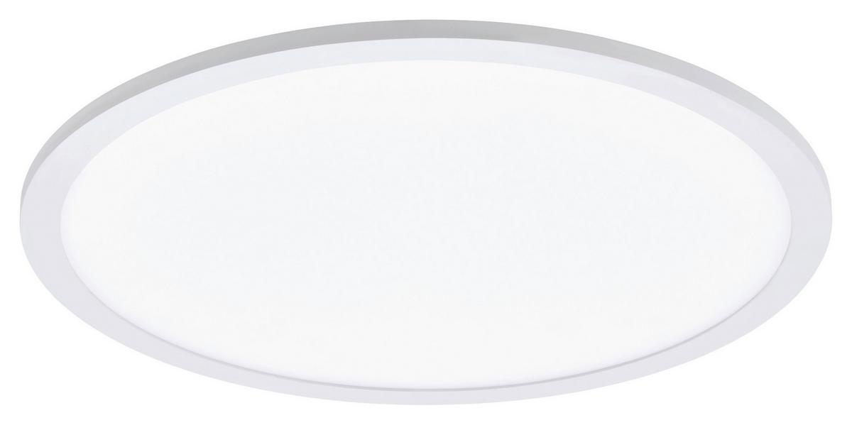 LED-PANEEL SARSINA - Weiß, MODERN, Kunststoff/Metall (45/5cm)