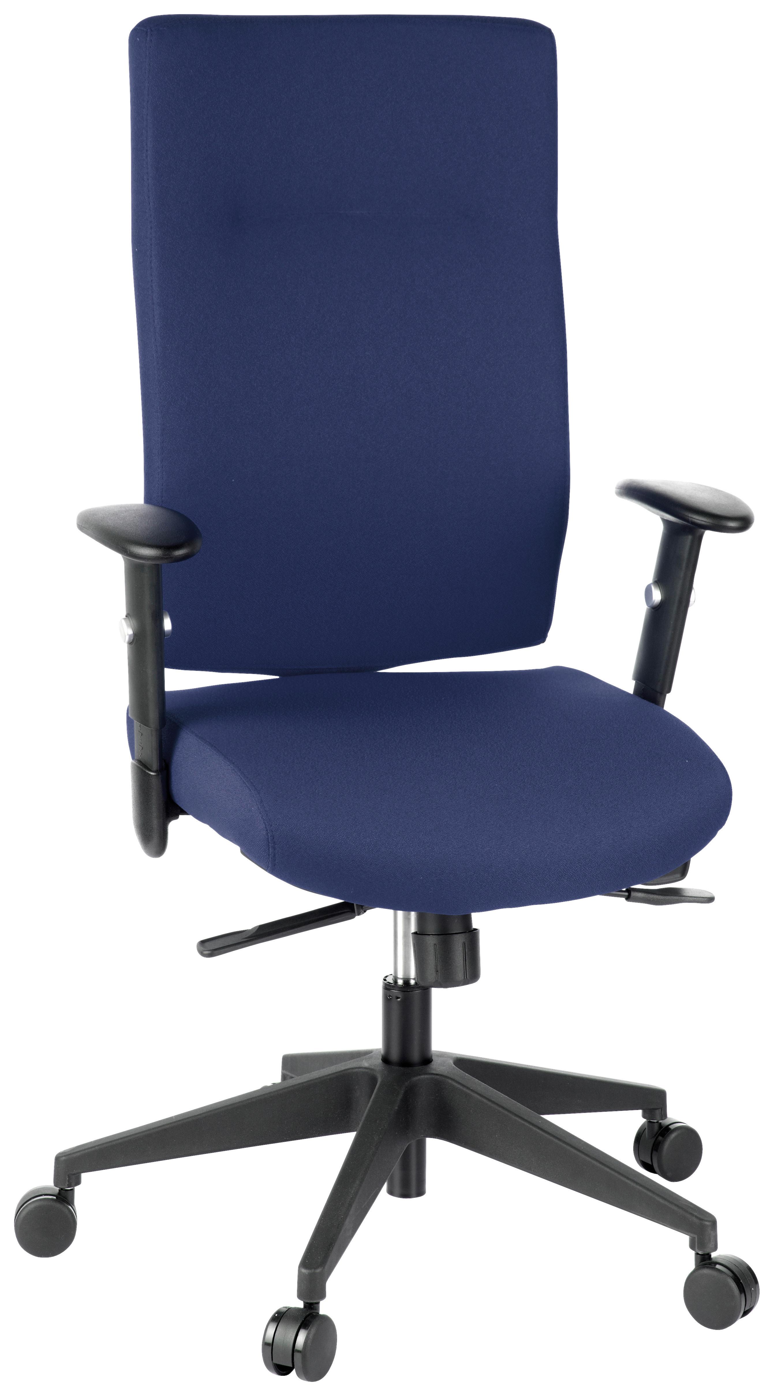 Pisarniški Stol Pro-tec 300, Temno Modra - temno modra, Moderno, umetna masa/tekstil (57/125/53cm) - MID.YOU