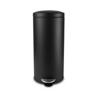 KOSZ NA ŚMIECI Z PEDAŁEM SAMUEL - 40L - czarny, Konventionell, tworzywo sztuczne/metal (36,50/67cm) - Modern Living