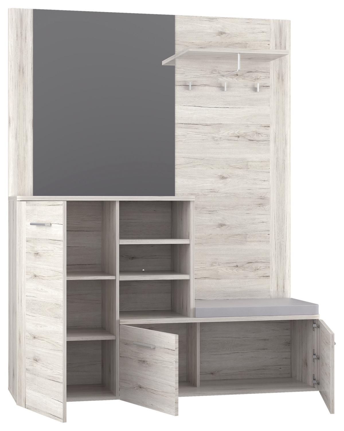 PRZEDPOKÓJ BBGD01-D41F BIG BANG B: 155CM - Basics, materiał drewnopochodny/tworzywo sztuczne (155/200/41,6cm) - MID.YOU