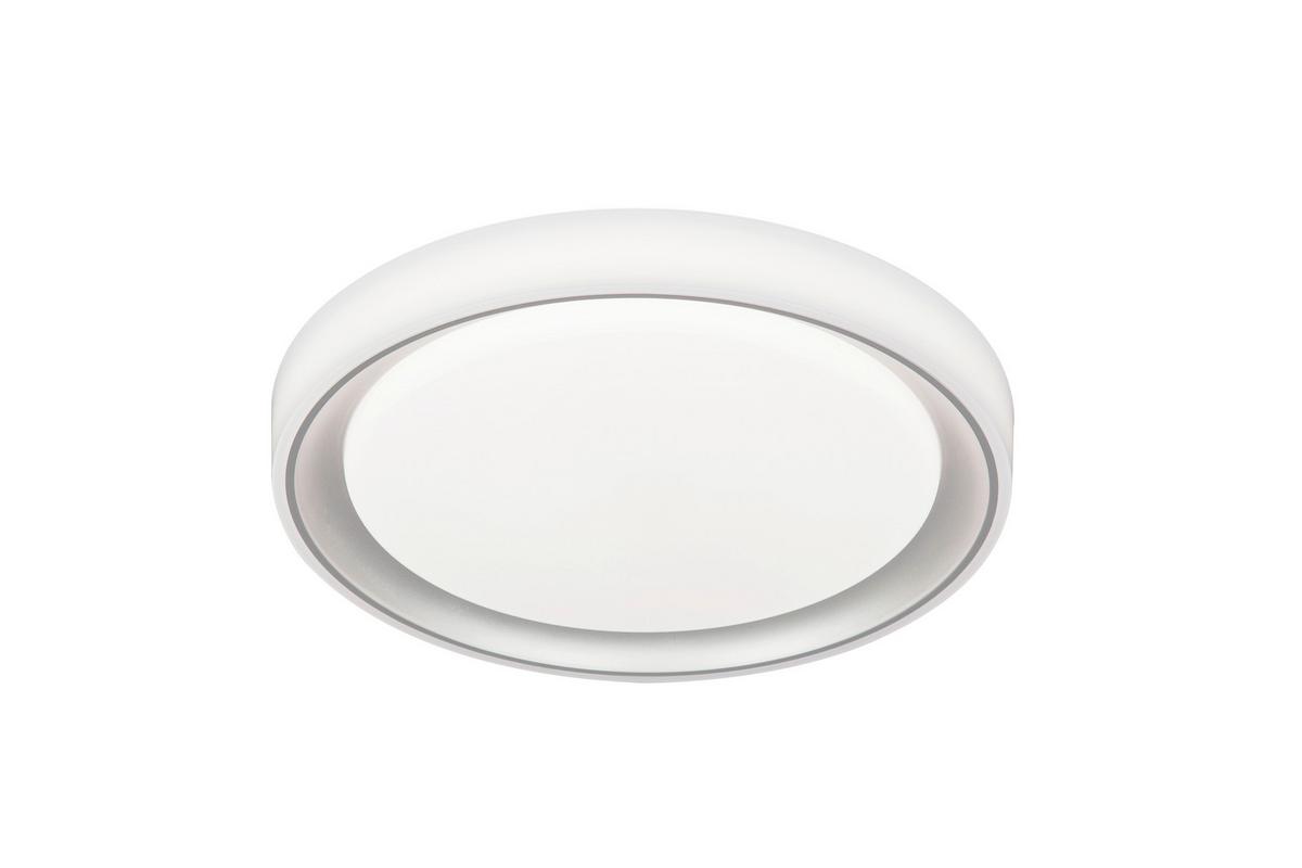LAMPA SUFITOWA LED ROCHESTER *SBN* - biały, Basics, tworzywo sztuczne/metal (40/7,53cm) - Novel