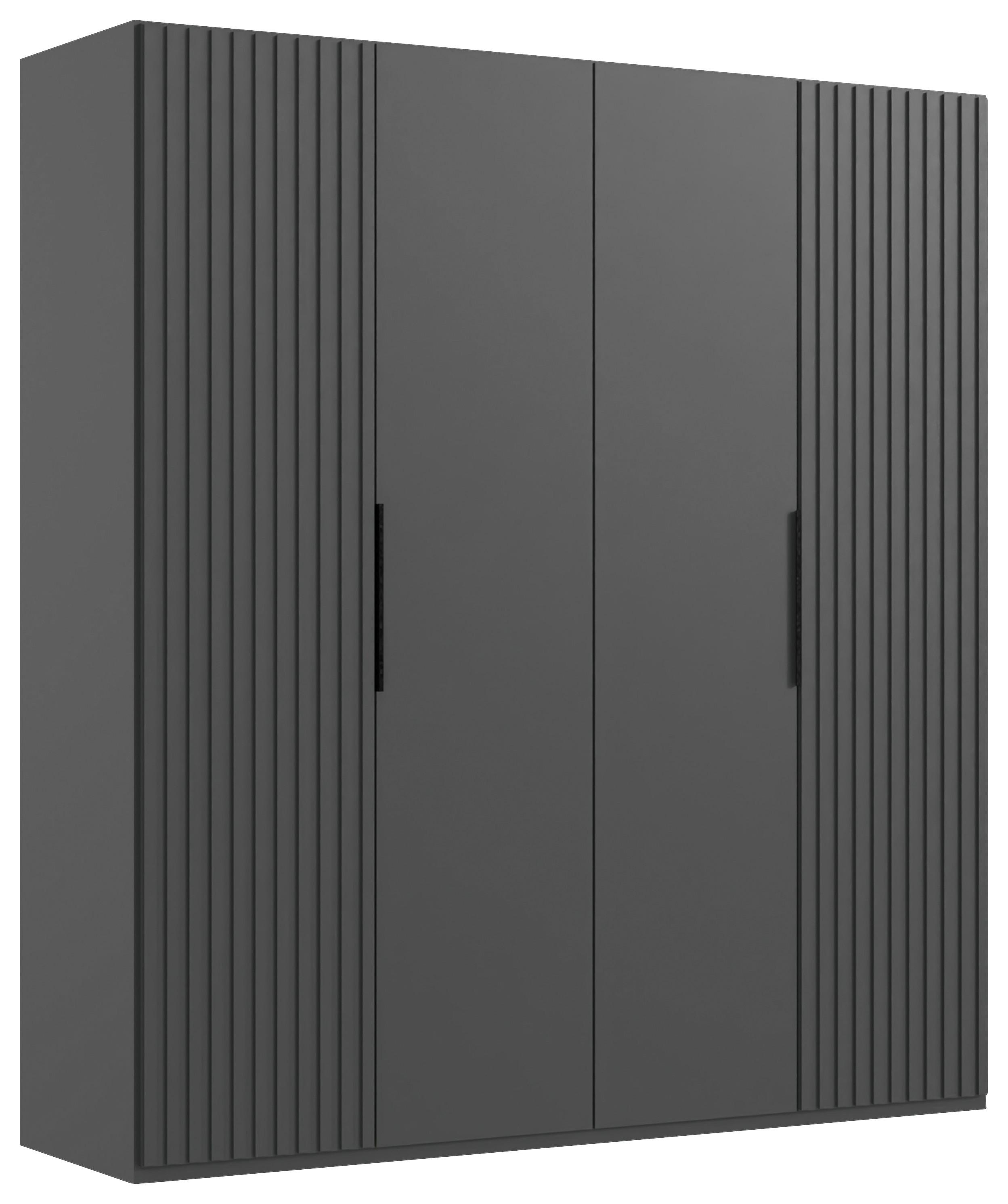 DULAP USI ROTATIVE ANDORRA - grafit, Modern, material pe bază de lemn (200/216/58cm) - Modern Living