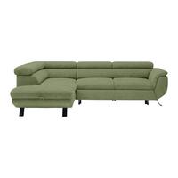 Kutna Garnitura Raven - maslinasto zelena/crna, Moderno, tekstil/metal (96/76-92/257cm) - Modern Living