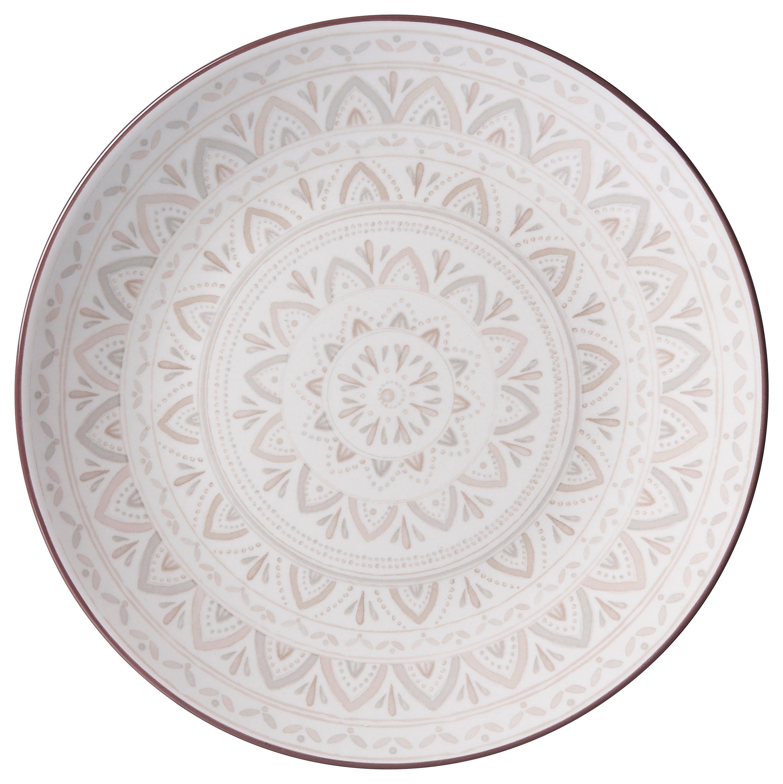 TALERZ ŚNIADANIOWY 745047 - kremowy/szary, Konventionell, ceramika (21cm) - Ritzenhoff Breker