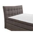 Boxspringbett in Grau ca. 180x200 cm inkl. Topper - Silberfarben/Grau, KONVENTIONELL, Holzwerkstoff/Kunststoff (180/200cm) - Livetastic Boxspringbett in Grau ca. 180x200 cm inkl. Topper - Silberfarben/Grau, KONVENTIONELL, Holzwerkstoff/Kunststoff (180/200cm) - Livetastic