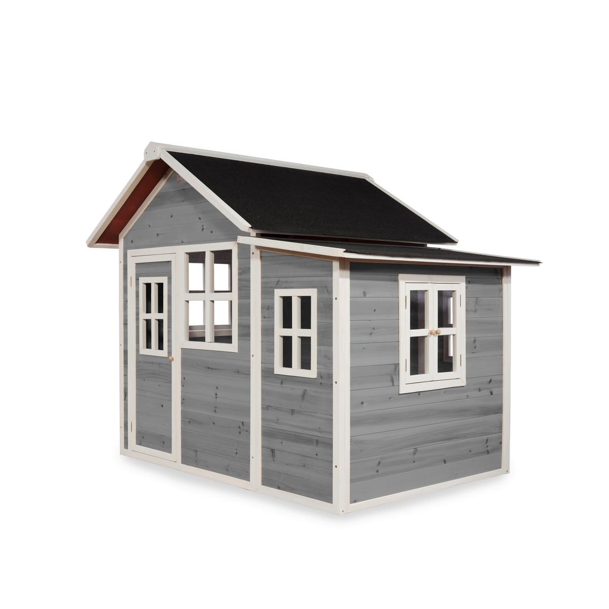 Igralna Hišica Exit Loft 150, Siva - siva, Konvencionalno, les (188/149/159cm) - EXIT Toys