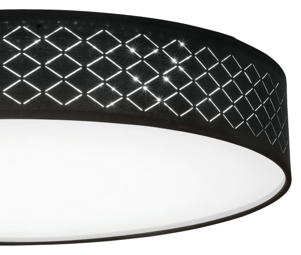 LAMPA SUFITOWA LED CARLA72,22 - czarny/kolor złoty, Modern, tworzywo sztuczne/metal (60/12cm) - Globo