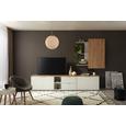 Fotelj Cloe - siva/hrast, Moderno, kovina/tekstil (60/77/71cm) - Modern Living Fotelj Cloe - siva/hrast, Moderno, kovina/tekstil (60/77/71cm) - Modern Living
