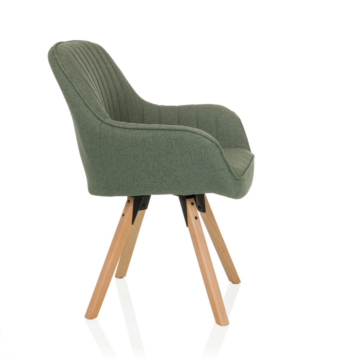 Naslanjač Scandi Soft, Metino Siva - metino siva/barve bukve, Moderno, tekstil/les (56/84/62cm) - MID.YOU