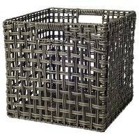 Korb Cosimo Dunkelgrau - Dunkelgrau, Kunststoff/Metall (32/30/29cm) - Mömax